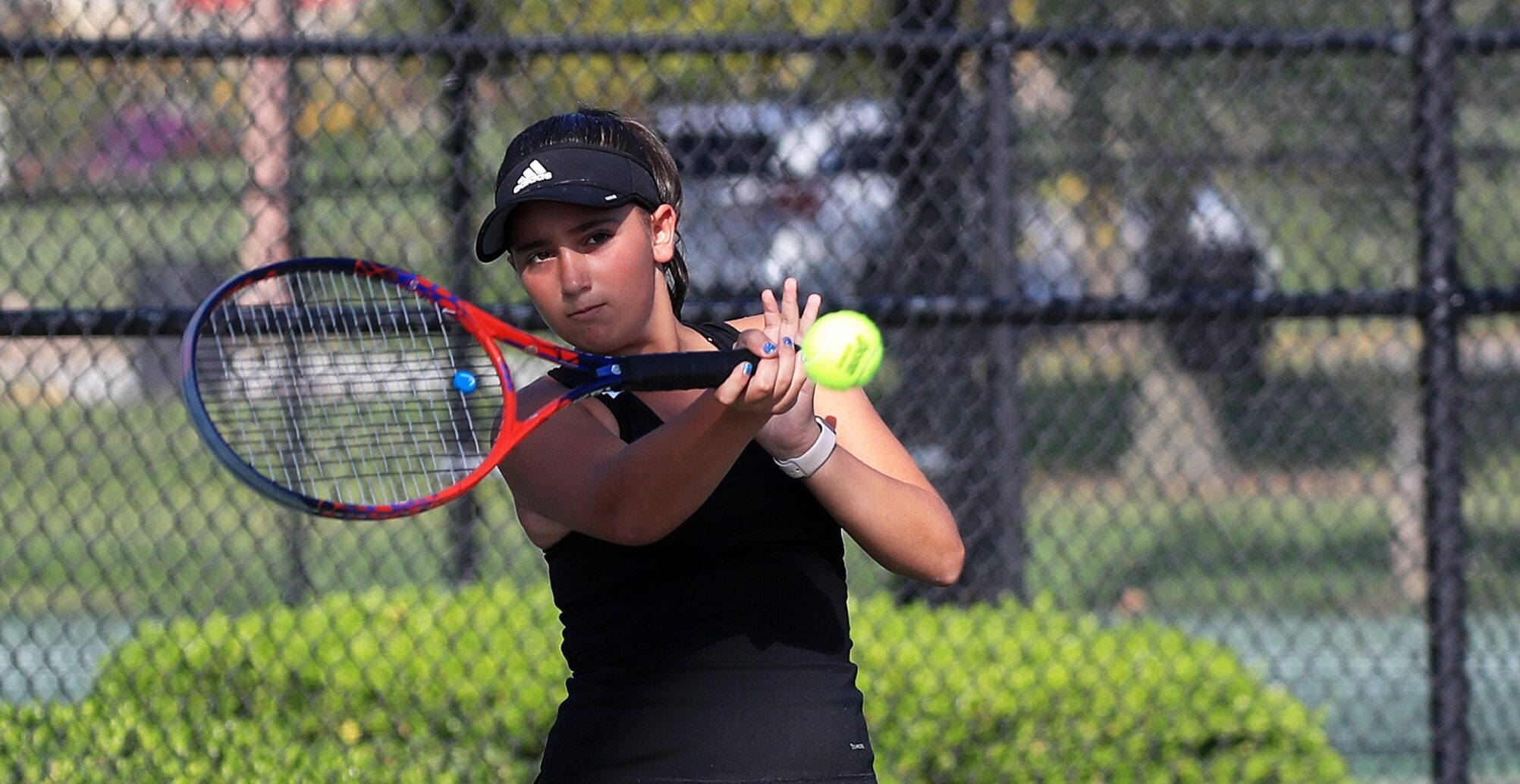 Class 2 girls tennis quarterfinal: Parkway Central 5, Cor Jesu 4